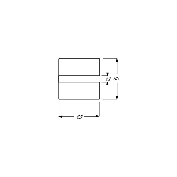 Busch-Jaeger 1764 NLI/KI-885 Wippe mit Beschriftungsfeld, future linear, schwarz matt (2CKA001731A4005)