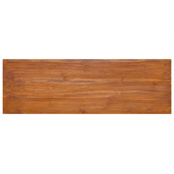 TV-Wandschrank 180x30x30 cm Teak Massivholz