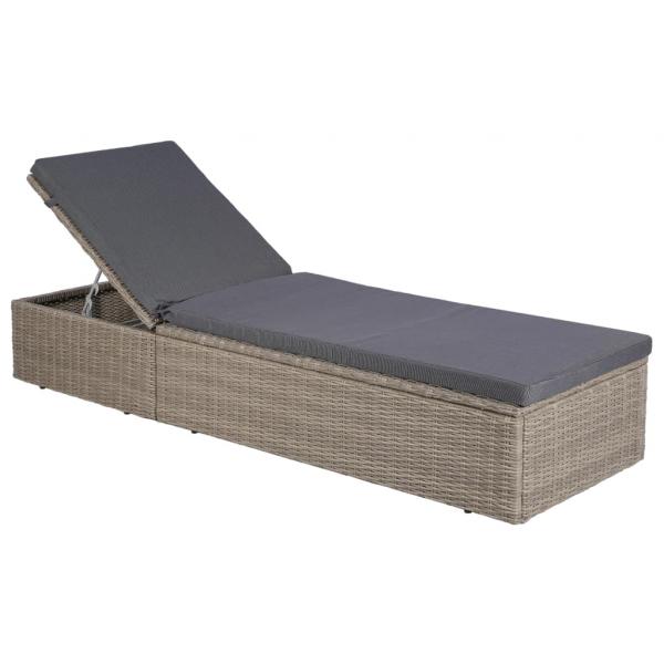 9-tlg. Garten-Essgruppe Poly Rattan Braun  