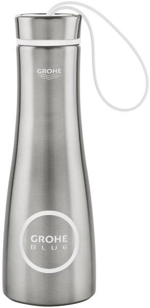 ARDEBO.de GROHE Blue Thermo-Trinkflasche, 450ml, Edelstahl (40848SD0)