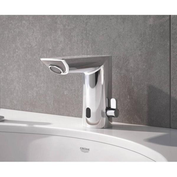 GROHE Bau Cosmopolitan E Infrarot-Waschtischarmatur, 7 voreingestellte Programme, EcoJoy, chrom (36451000)