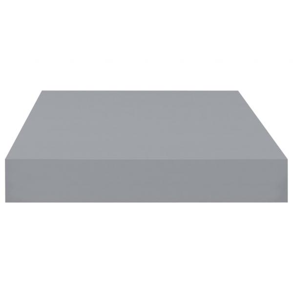 Schwebende Wandregale 4 Stk. Grau 40x23x3,8cm MDF