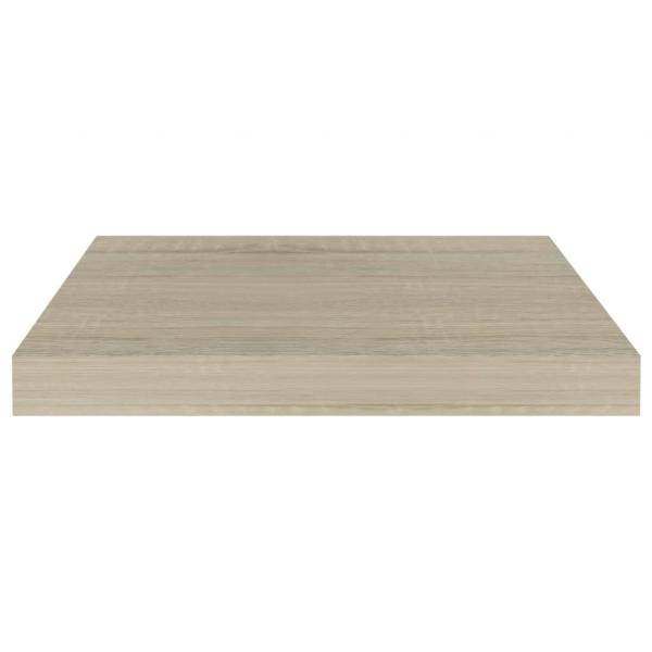 Schwebende Wandregale 2 Stk. Eichefarben 40x23x3,8cm MDF