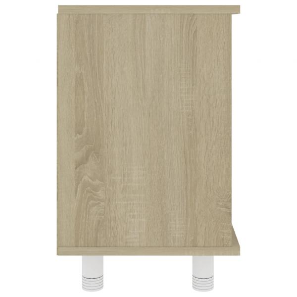 Badezimmerschrank Sonoma-Eiche 60x32x53,5 cm Holzwerkstoff