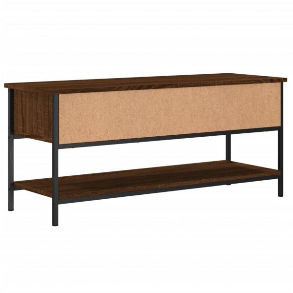 TV-Schrank Braun Eichen-Optik 100x35x45 cm Holzwerkstoff