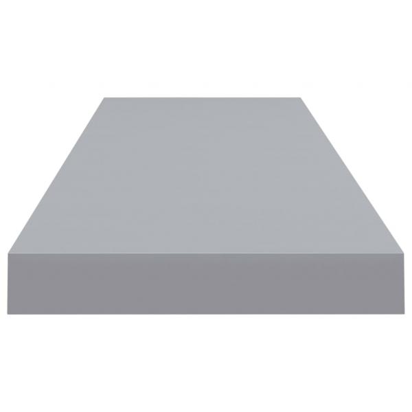 Schweberegal Grau 90x23,5x3,8 cm MDF