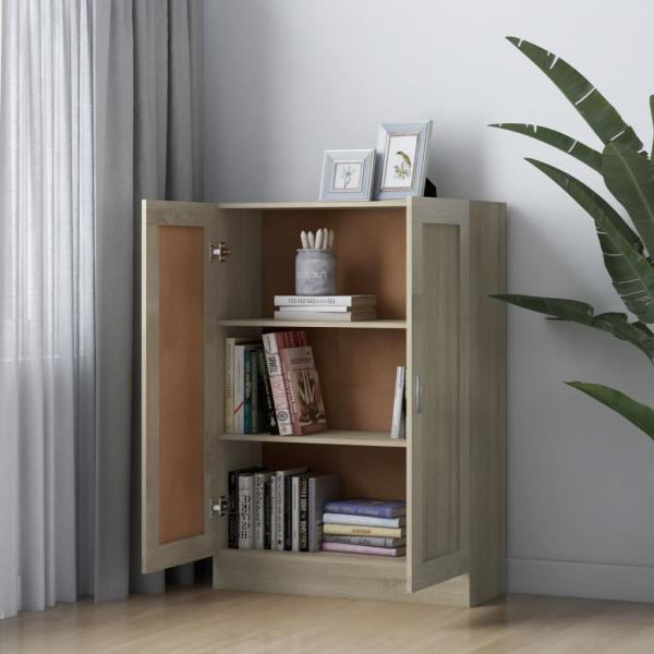 Bücherschrank Sonoma-Eiche 82,5x30,5x115 cm Holzwerkstoff