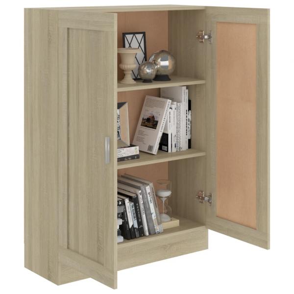 Bücherschrank Sonoma-Eiche 82,5x30,5x115 cm Holzwerkstoff