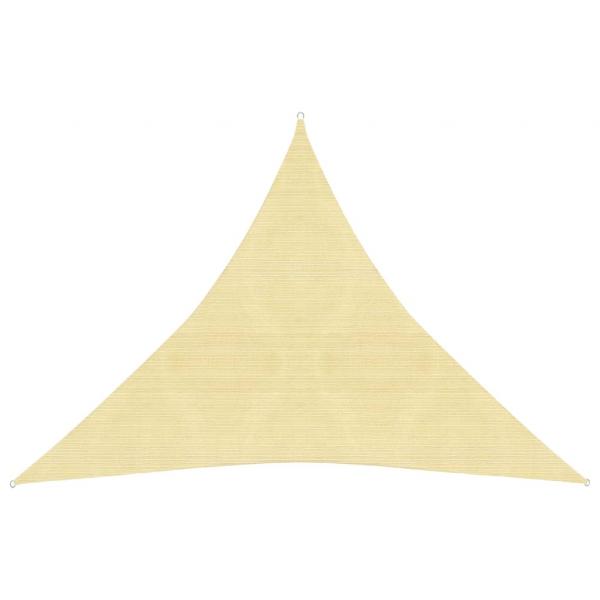 ARDEBO.de - Sonnensegel 160 g/m² Beige 3x3x3 m HDPE  