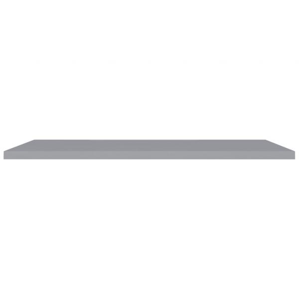 Schwebende Wandregale 4 Stk. Grau 120x23,5x3,8 cm MDF