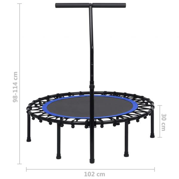 Fitness Trampolin mit Griff 102 cm