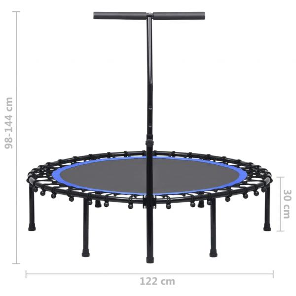 Fitness Trampolin mit Griff 122 cm