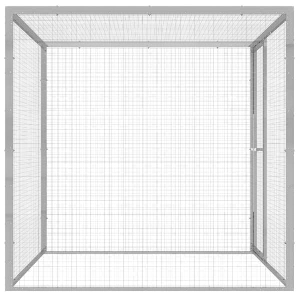 Katzenkäfig 1,5x1,5x1,5 m Verzinkter Stahl  