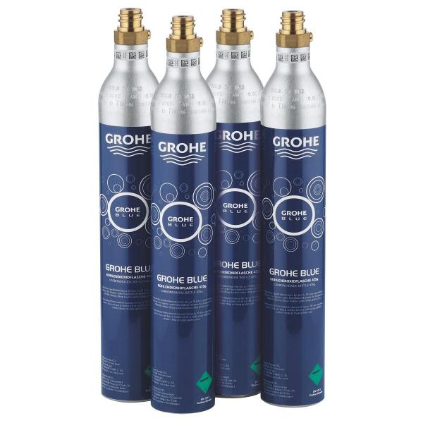 GROHE Blue Starterset 425g CO² Flaschen, 4 Stck. (40422000)