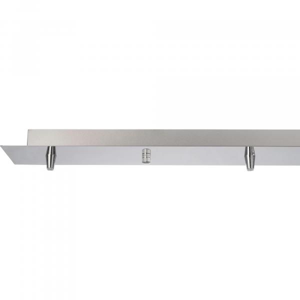 DEKO-LIGHT Bunda Pendelleuchte, 220-240V AC/50-60Hz, G9, 3x max. 28,00 W, silberfarben (342115)