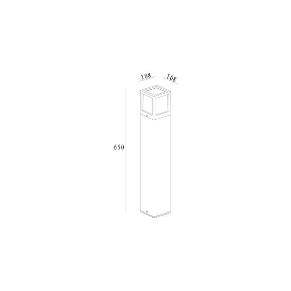 DEKO-LIGHT Facado B Stehleuchte, 220-240V AC/50-60Hz, E27, 1x max. 20,00 W, braun (730333)