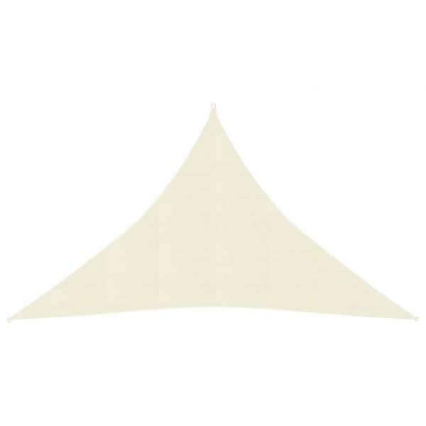 ARDEBO.de - Sonnensegel 160 g/m² Creme 3x3x4,2 m HDPE  