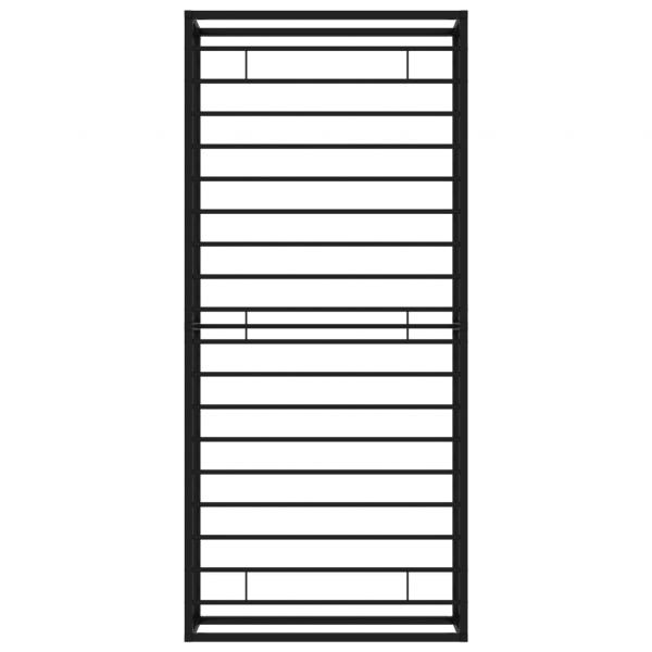 Bettgestell Schwarz Metall 100x200 cm