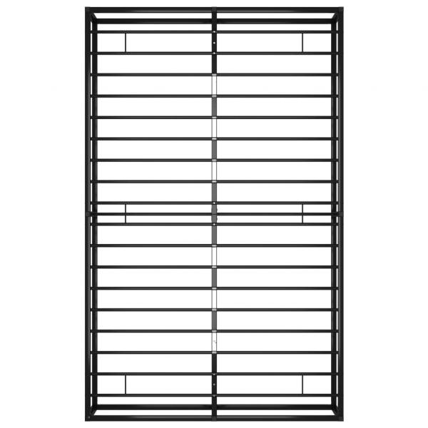 Bettgestell Schwarz Metall 120x200 cm