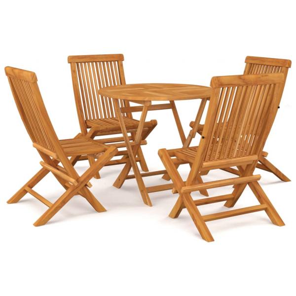 ARDEBO.de - 5-tlg. Garten-Essgruppe Massivholz Teak