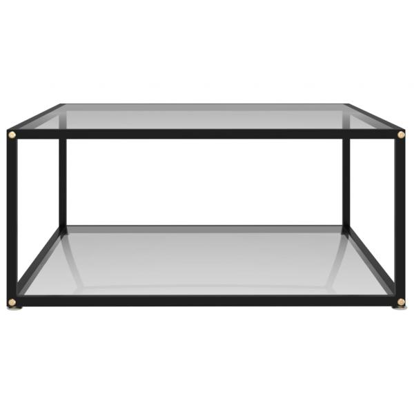 Couchtisch Transparent 80x80x35 cm Hartglas