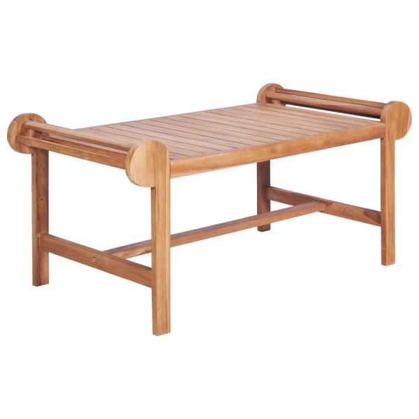 ARDEBO.de - Couchtisch 100x50x45 cm Massivholz Teak