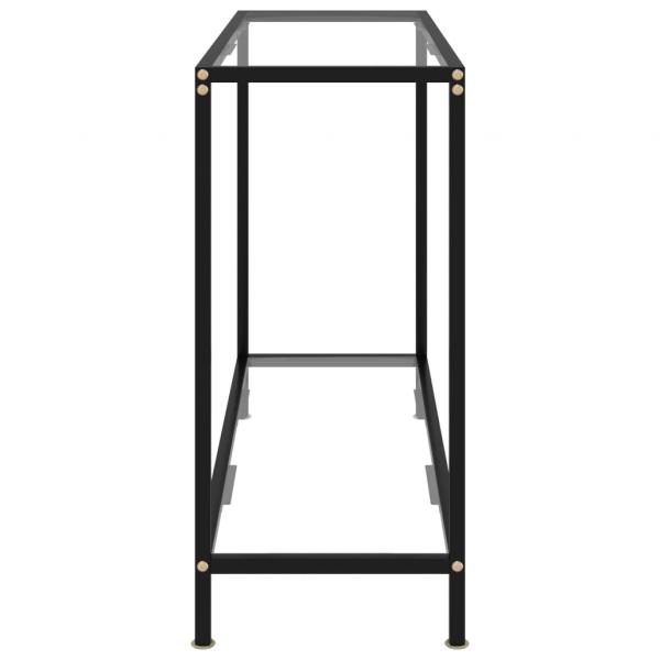 Konsolentisch Transparent 100x35x75 cm Hartglas