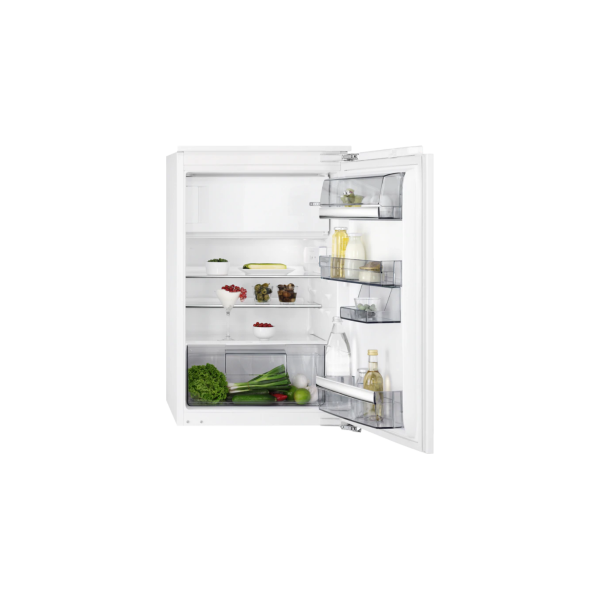 ARDEBO.de AEG SFS688FCAF Einbaukühlschrank, Nischenhöhe: 88cm, 118L, Festtürtechnik, Optispace, Frostmatic, LED-Display