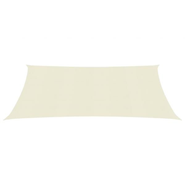 Sonnensegel 160 g/m² Creme 3x4,5 m HDPE   