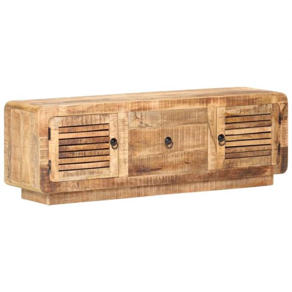 ARDEBO.de - TV-Schrank 120x30x40 cm Raues Mangoholz