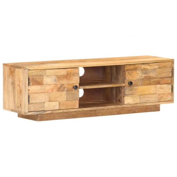 ARDEBO.de - TV-Schrank 116x30x35 cm Mango Massivholz