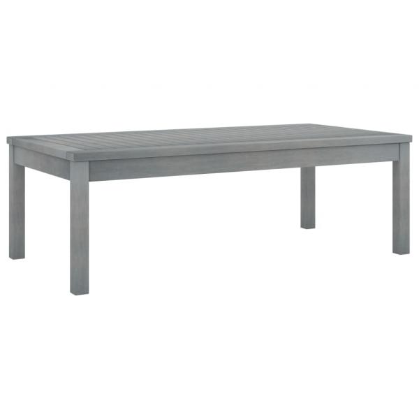 ARDEBO.de - Couchtisch 100x50x33 cm Grau Massivholz Akazie