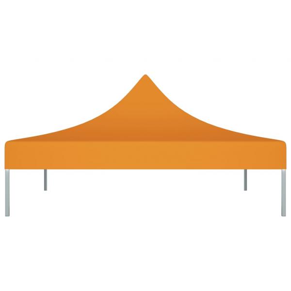 Partyzelt-Dach 3x3 m Orange 270 g/m²