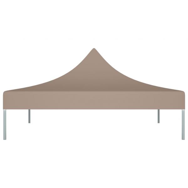 Partyzelt-Dach 3x3 m Taupe 270 g/m²