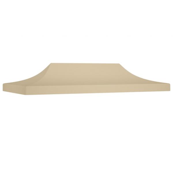 ARDEBO.de - Partyzelt-Dach 6x3 m Beige 270 g/m² 