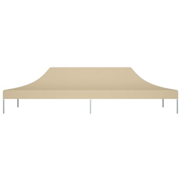 Partyzelt-Dach 6x3 m Beige 270 g/m² 