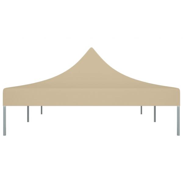 Partyzelt-Dach 6x3 m Beige 270 g/m² 