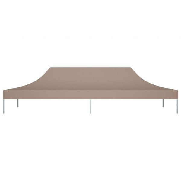 Partyzelt-Dach 6x3 m Taupe 270 g/m²