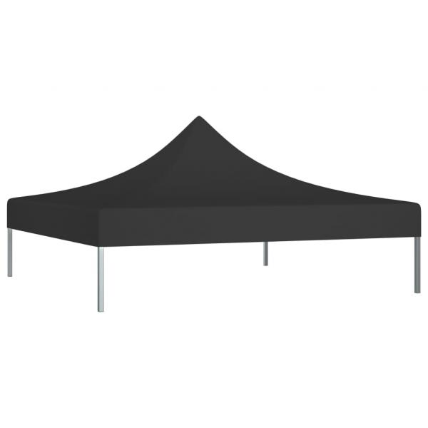 Partyzelt-Dach 2x2 m Schwarz 270 g/m² 