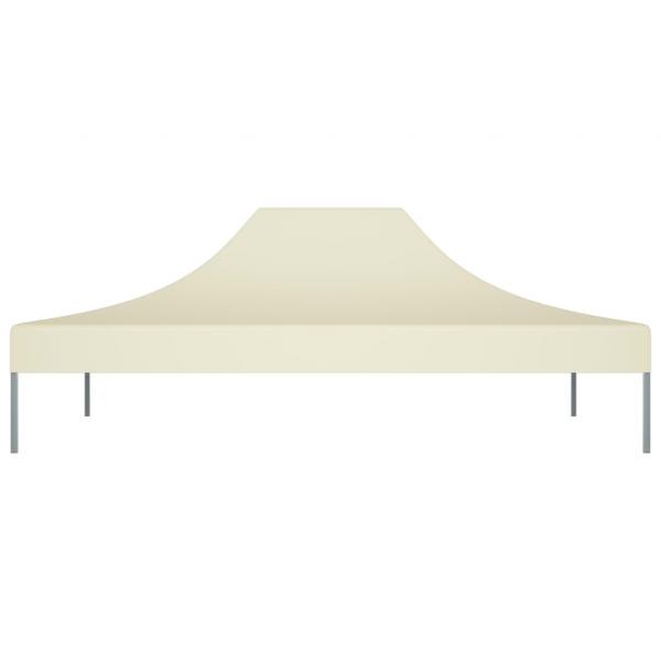 Partyzelt-Dach 4x3 m Creme 270 g/m²