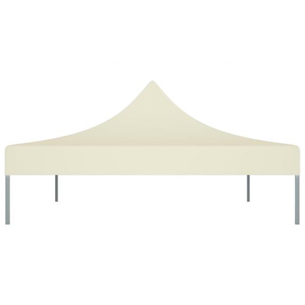 Partyzelt-Dach 4x3 m Creme 270 g/m²