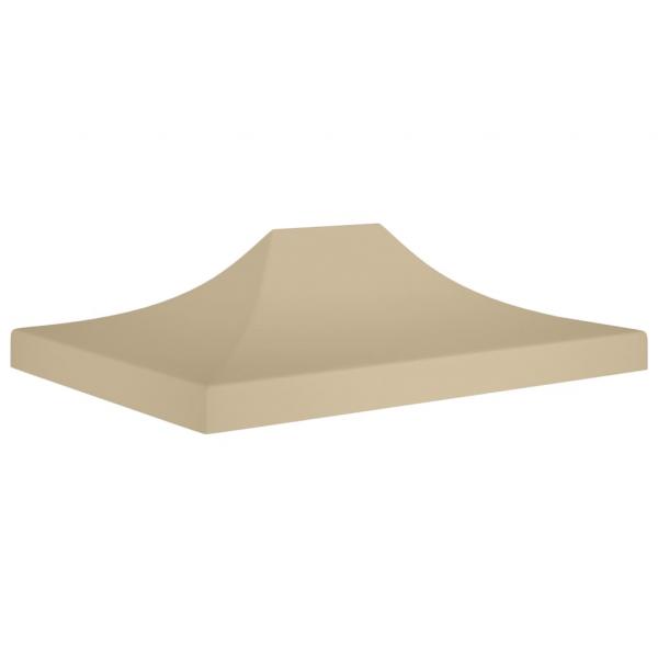 ARDEBO.de - Partyzelt-Dach 4x3 m Beige 270 g/m²