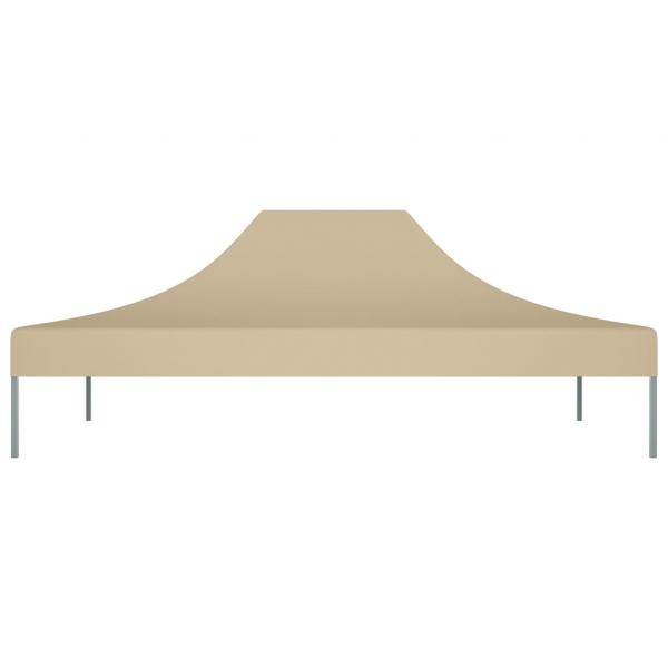 Partyzelt-Dach 4x3 m Beige 270 g/m²