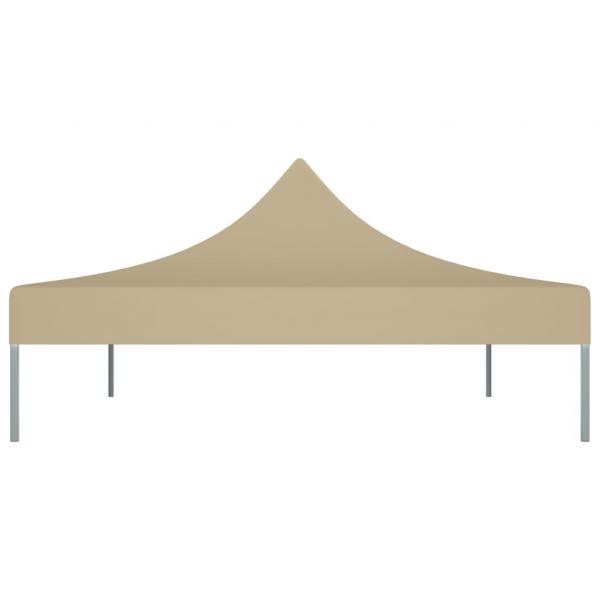 Partyzelt-Dach 4x3 m Beige 270 g/m²