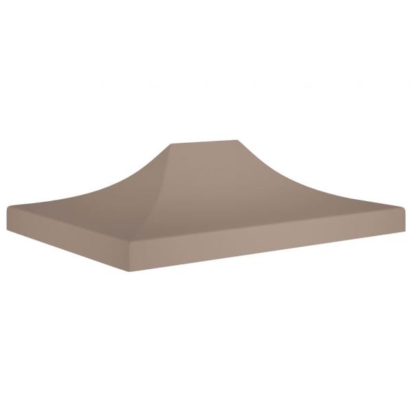 ARDEBO.de - Partyzelt-Dach 4x3 m Taupe 270 g/m²