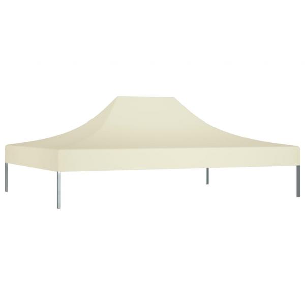 Partyzelt-Dach 4,5x3 m Creme 270 g/m²