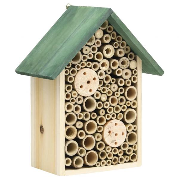 ARDEBO.de - Insektenhotels 2 Stk. 23x14x29 cm Massivholz Tanne