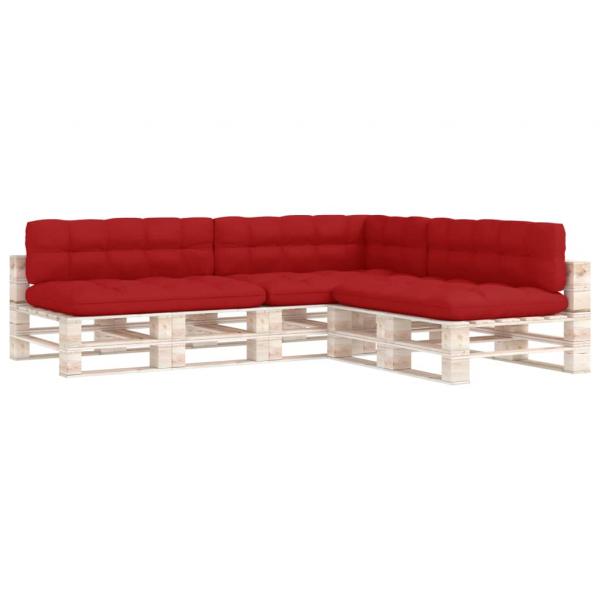 Palettensofa-Kissen 7 Stk. Rot