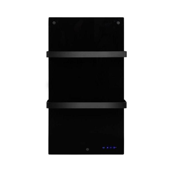 ARDEBO.de Eurom Sani 400 WiFi Black Infrarot-Heizung, 400W, Thermostat, IP24, Überhitzungsschutz, Schwarz (350135)