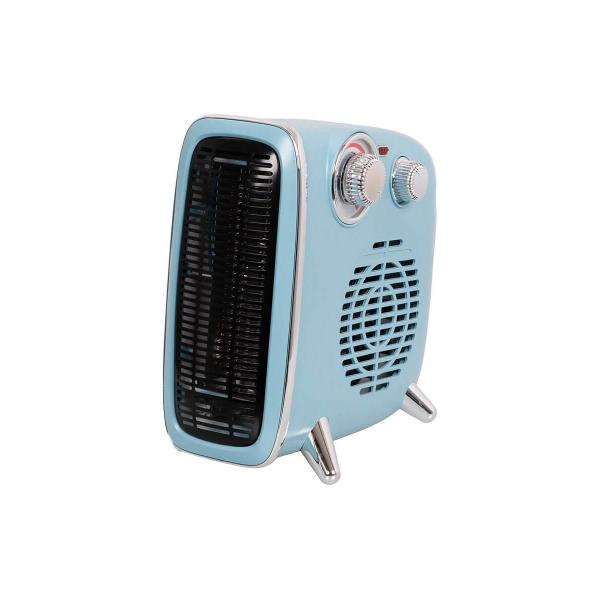 ARDEBO.de Eurom B-4 1800 Blue Retro-Heizung, 1800W, Thermostat, Überhitzungsschutz, blau (352153)